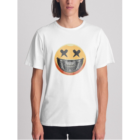 Tricou Craniu dintr-un bumbac zâmbitor